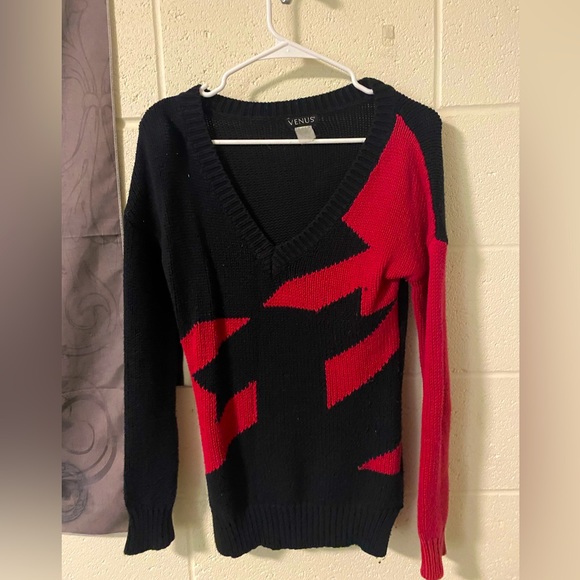 Pink and Black Sweater - Picture 1 of 2